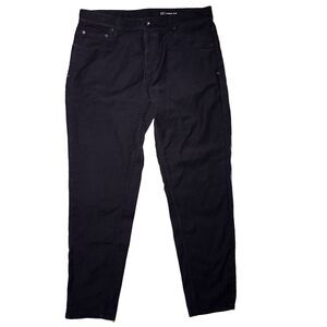 The Normal Brand Comfort Terry Pants Black Normal Slim Size 33